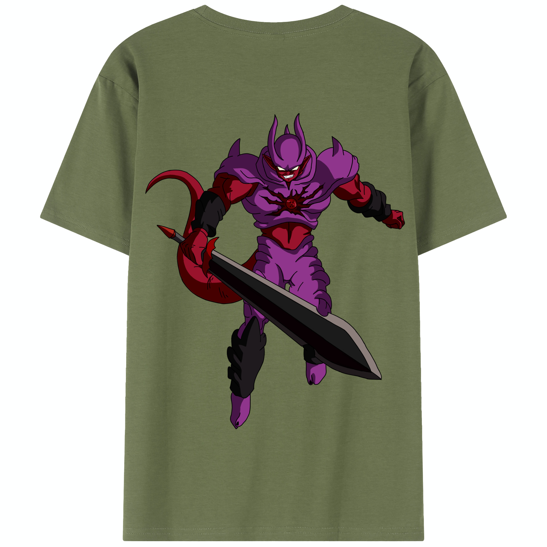 （画像用） ドラゴンボール ジャネンバ DRAGON BALL Janemba 綿100％半袖Tシャツ（背面プリント）